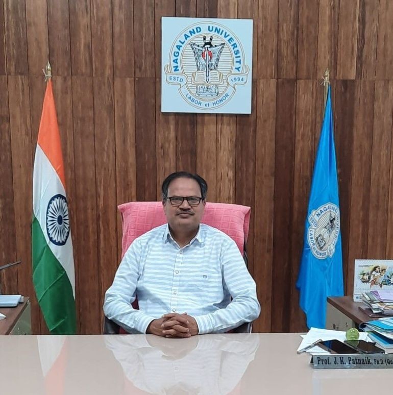 Prof JK Patnaik, Vice Chancellor of Nagaland University.